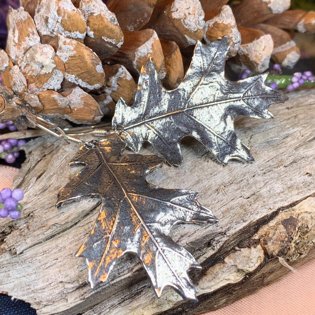 Oryena Oak Leaf Earrings