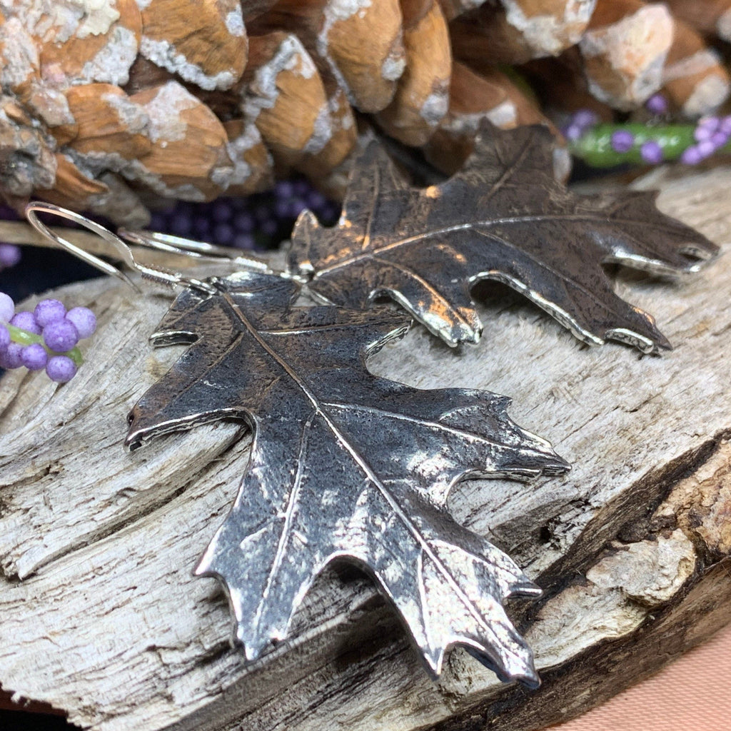 Oryena Oak Leaf Earrings