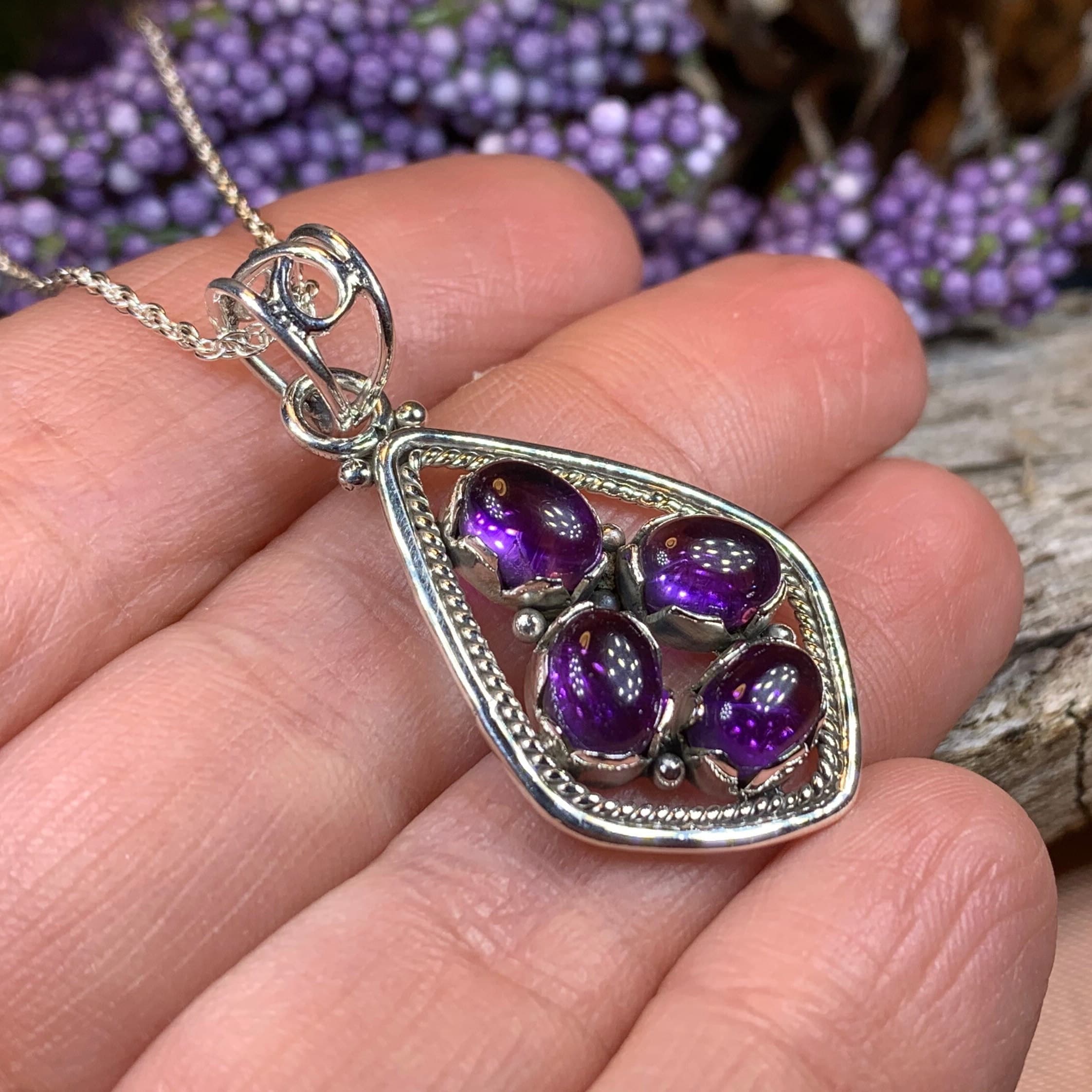 Regent Celtic Amethyst Necklace