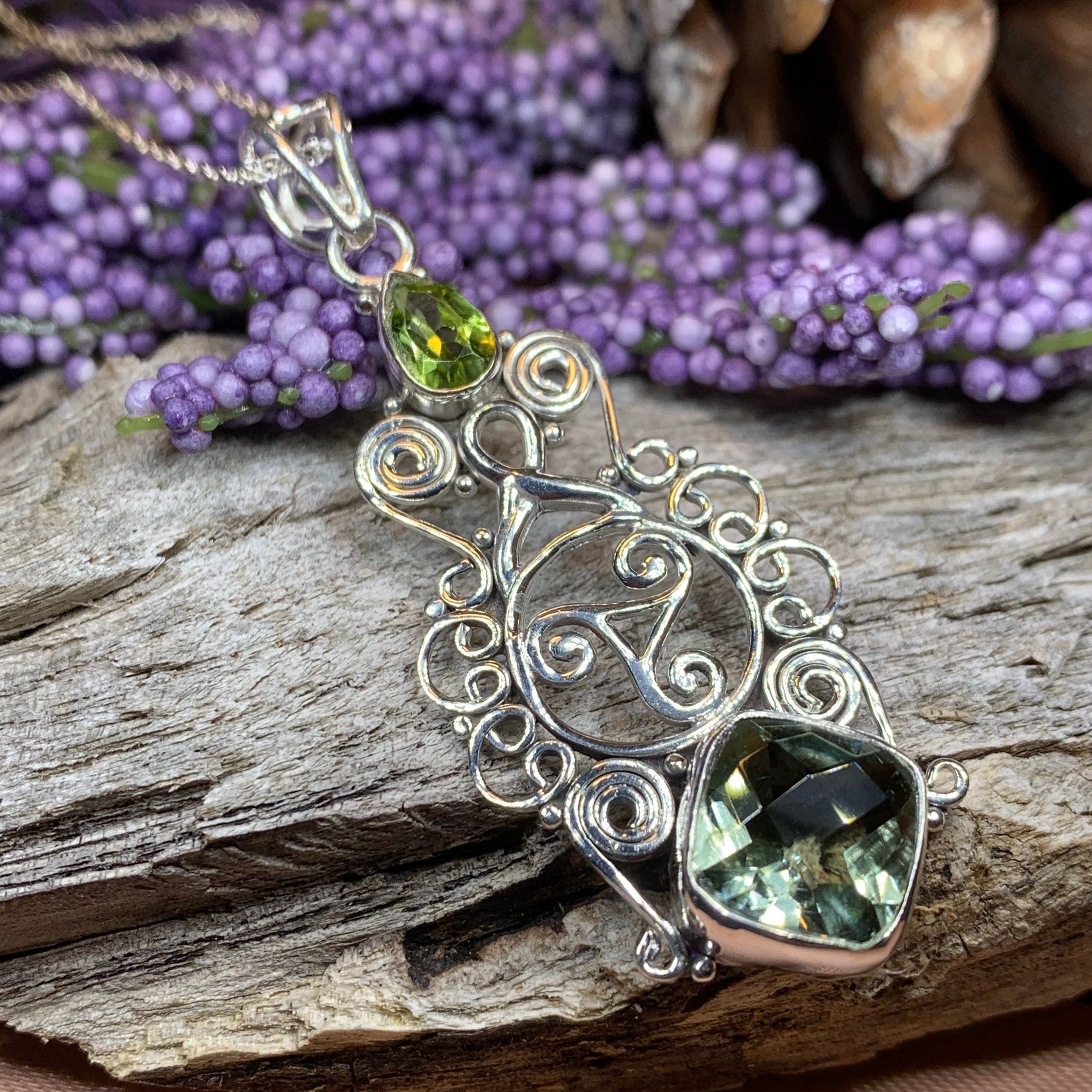 Rhyanna Celtic Spiral Necklace