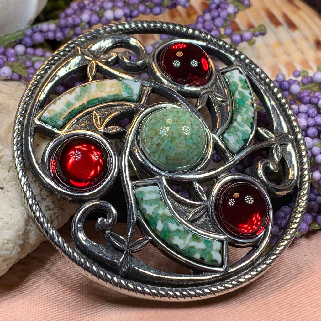 Eveningtide Celtic Knot Brooch