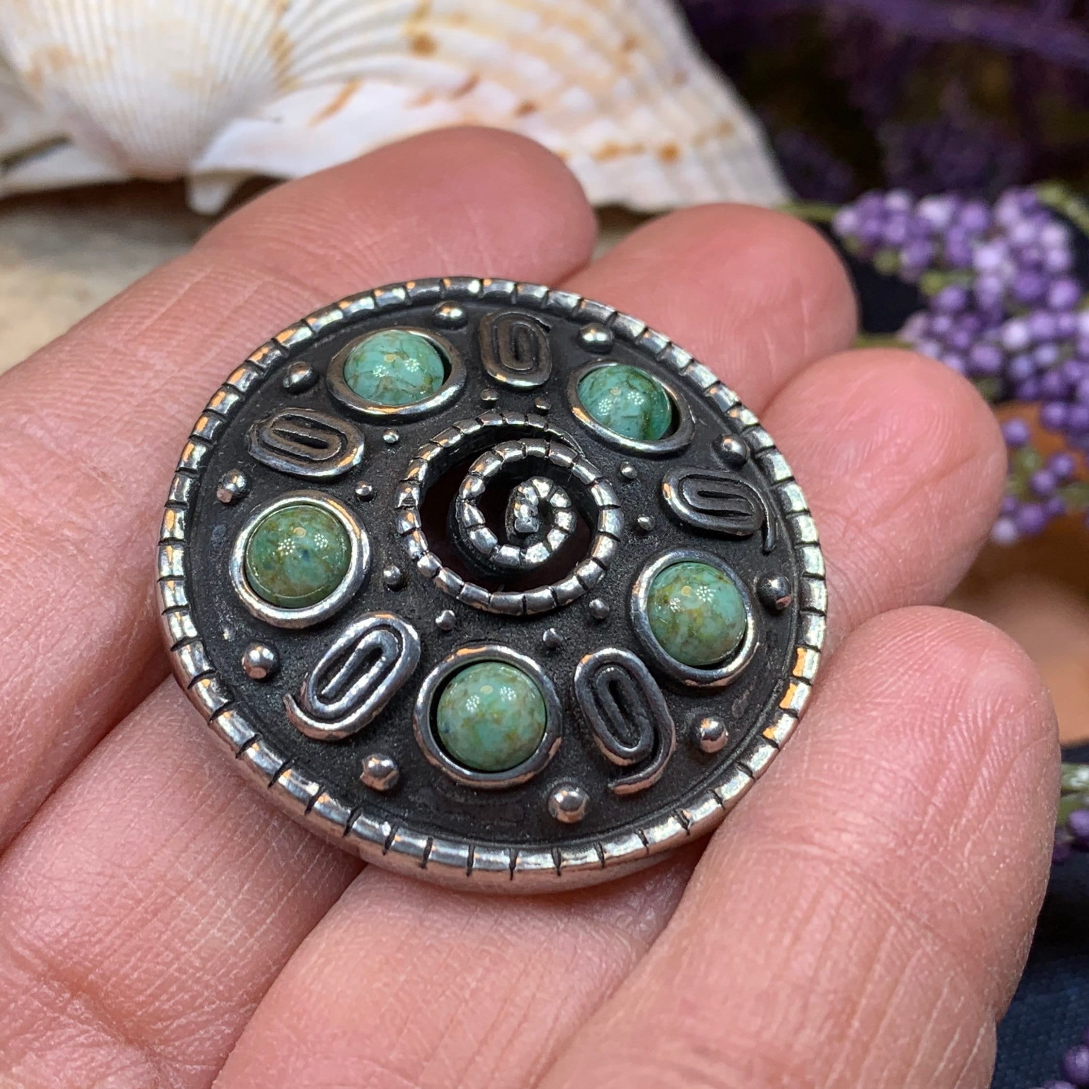 Nightfall Celtic Knot Brooch