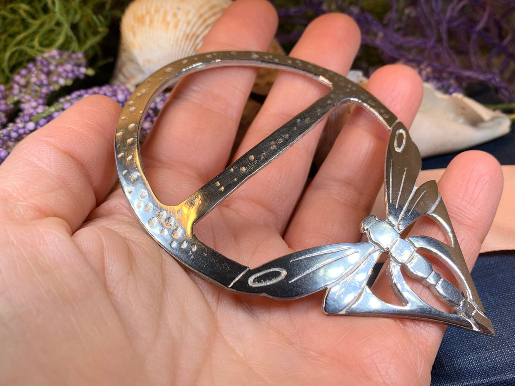 Pond Dancer Dragonfly Scarf Ring