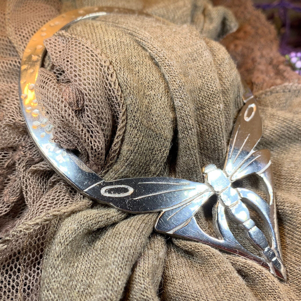 Pond Dancer Dragonfly Scarf Ring
