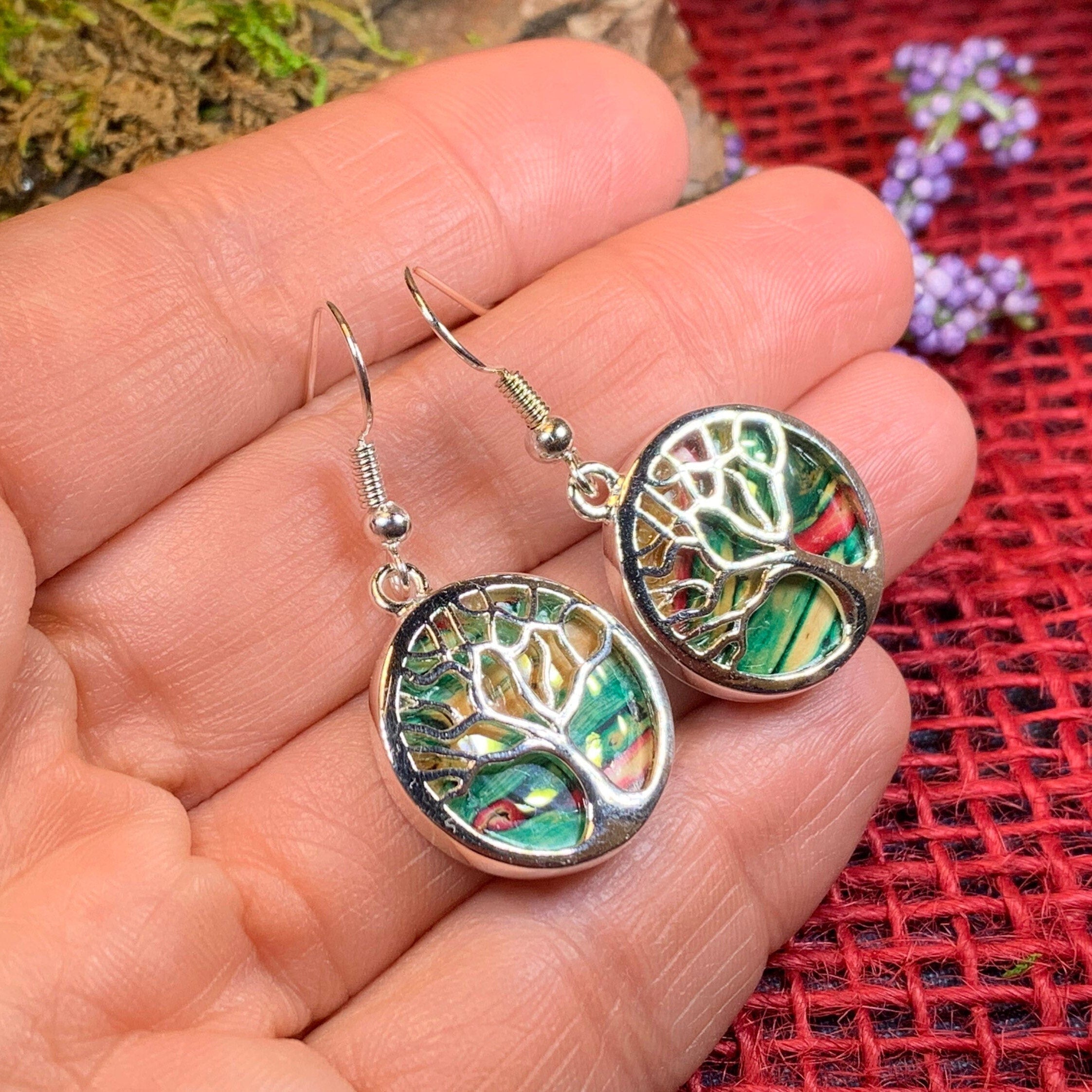 Heathergems Tree of Life Earrings