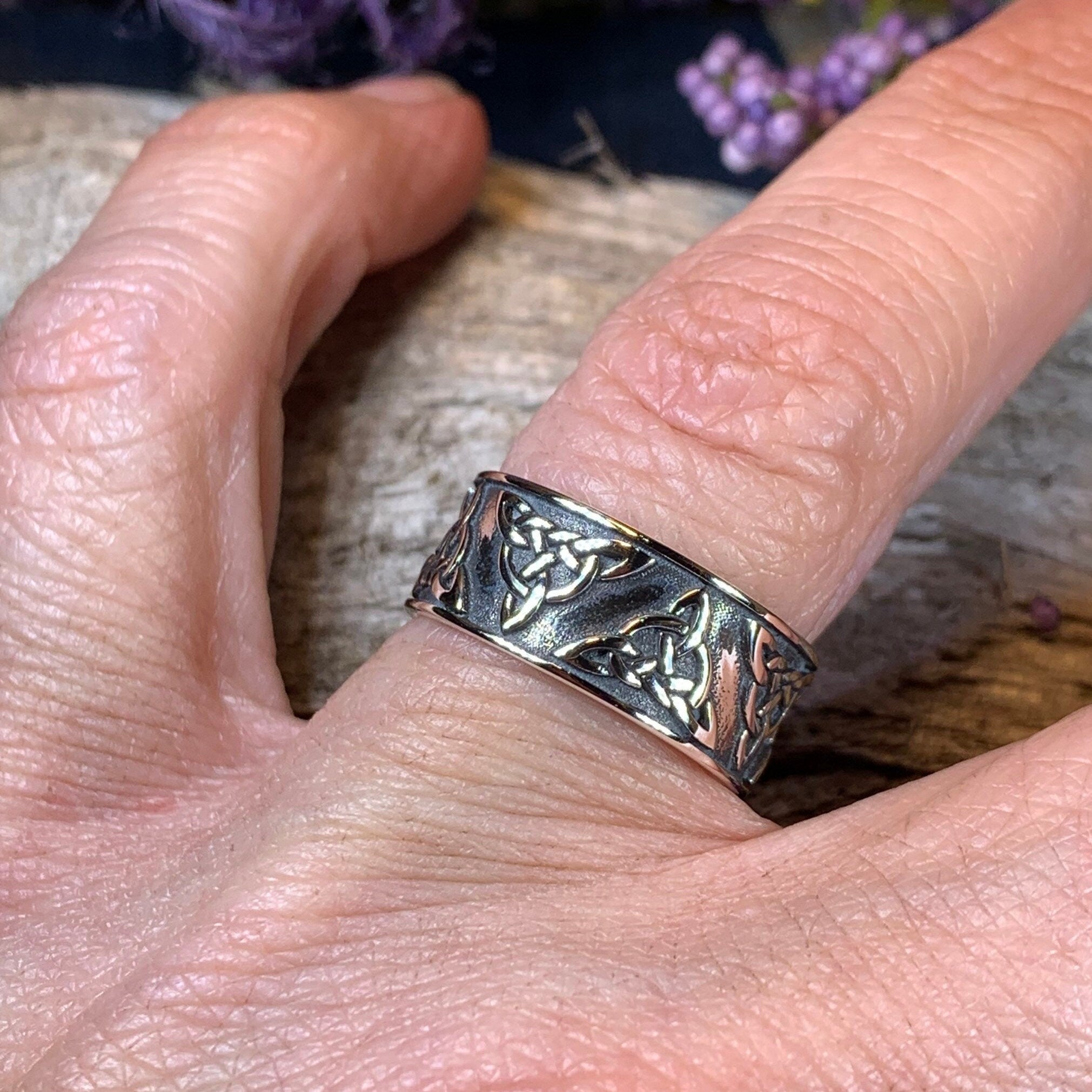 Celtic Triskel Ring