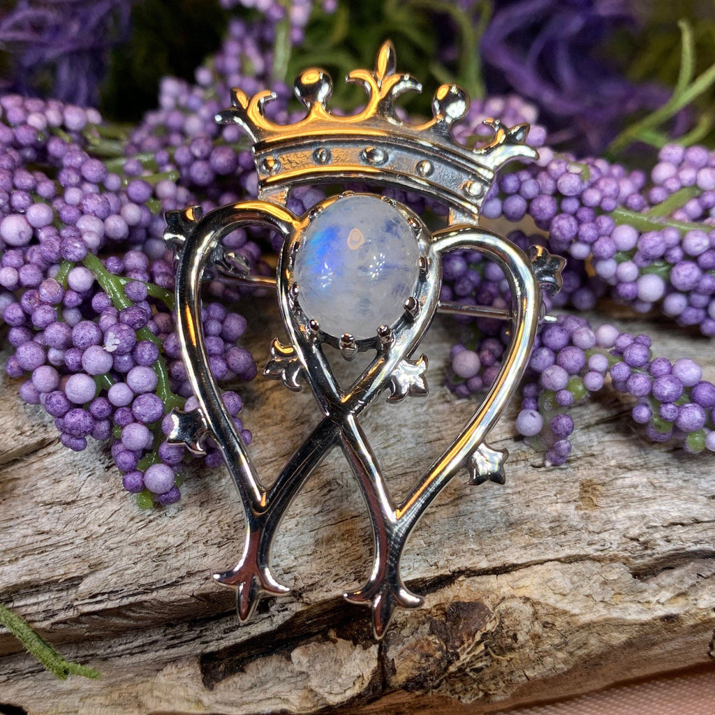 Holyrood Moonstone Luckenbooth Brooch