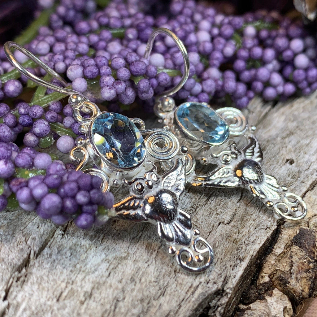 Summer Night Owl Earrings