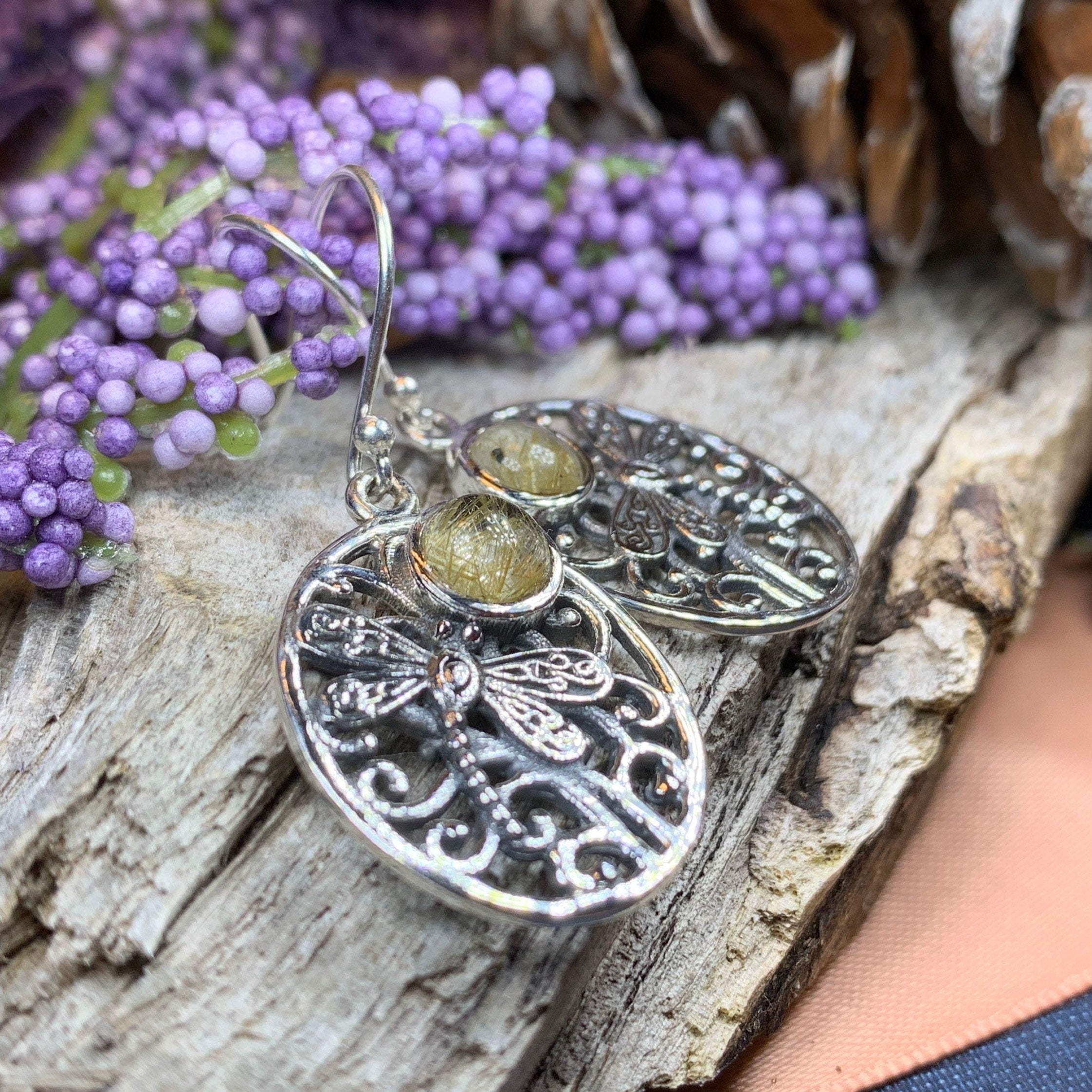 Forest Glen Dragonfly Earrings