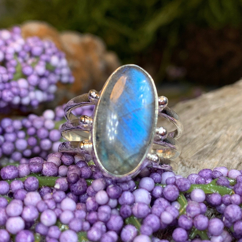 Celtic Mystic Labradorite Ring