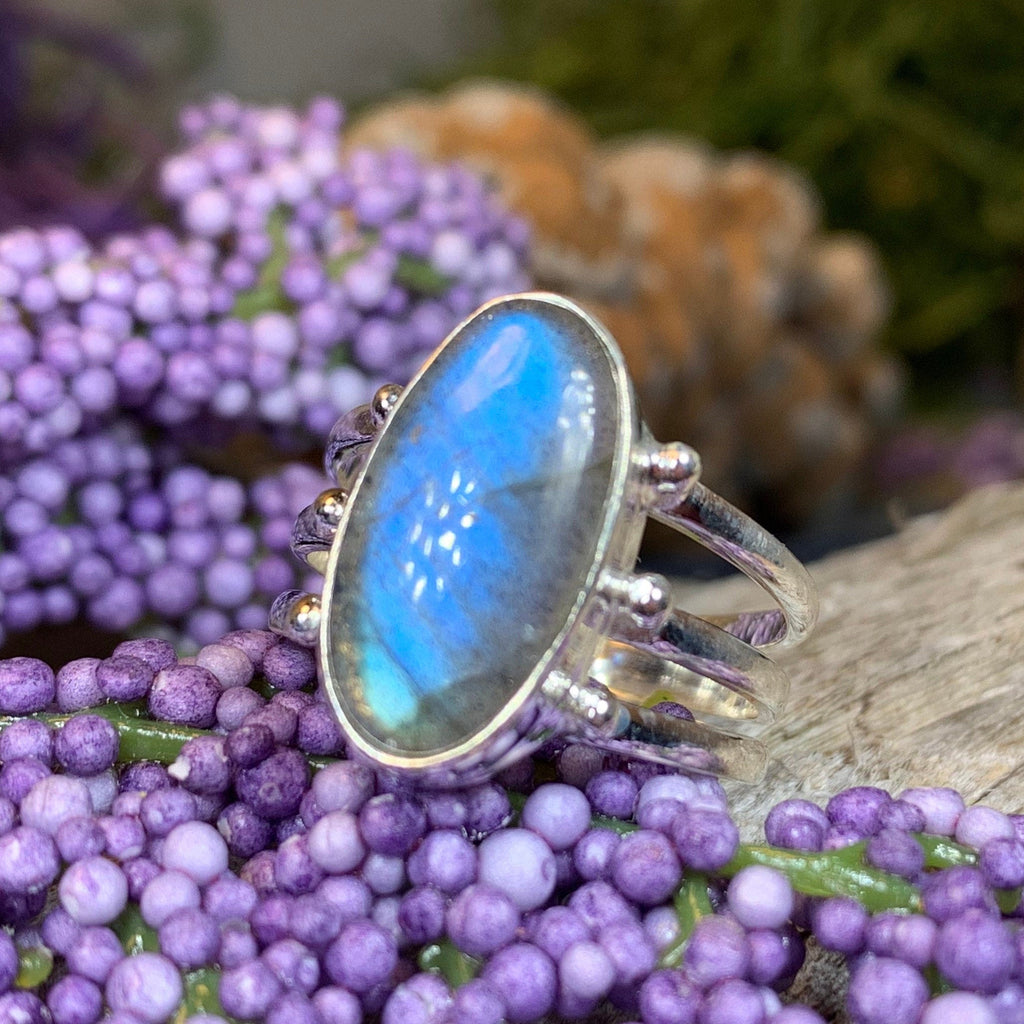 Celtic Mystic Labradorite Ring