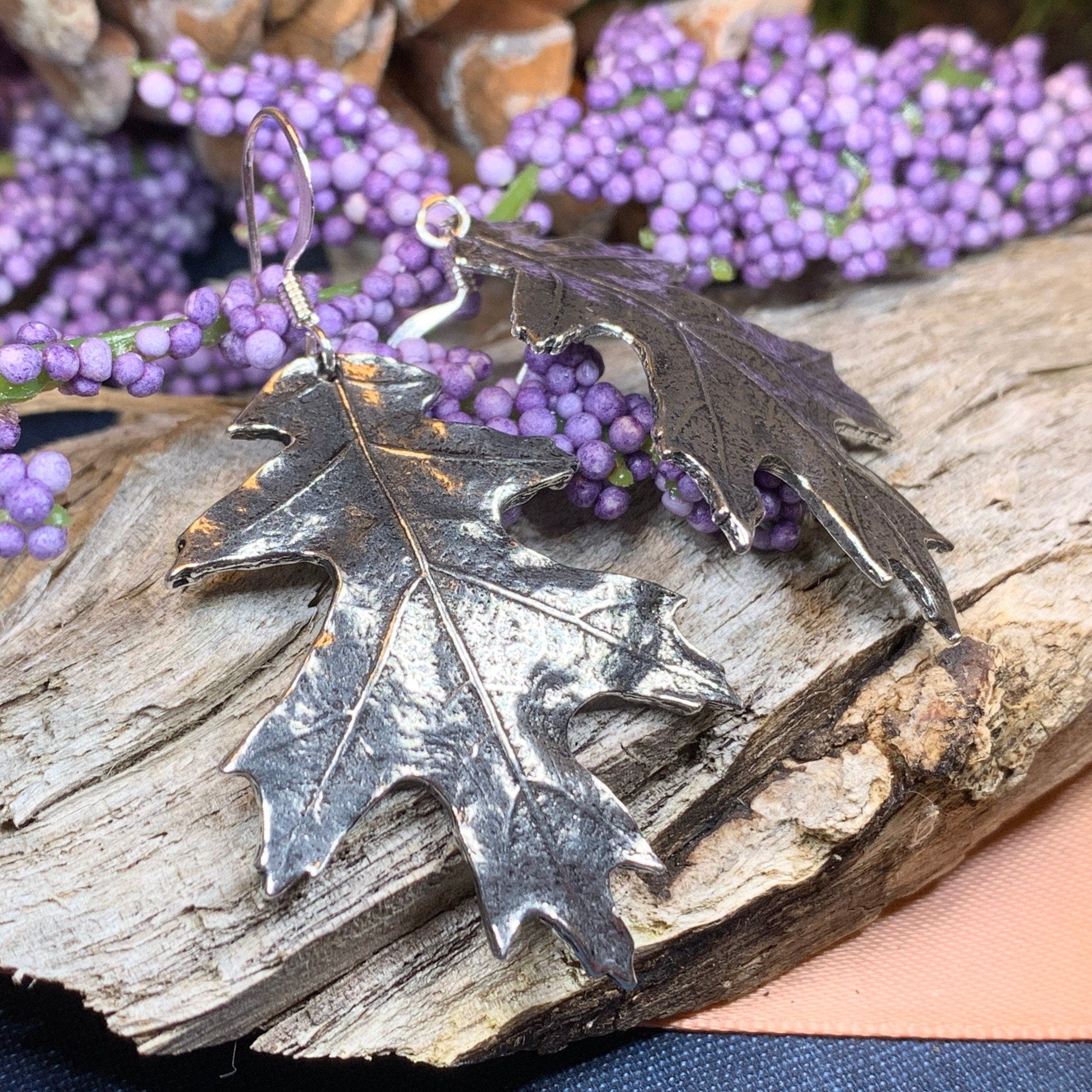 Oryena Oak Leaf Earrings