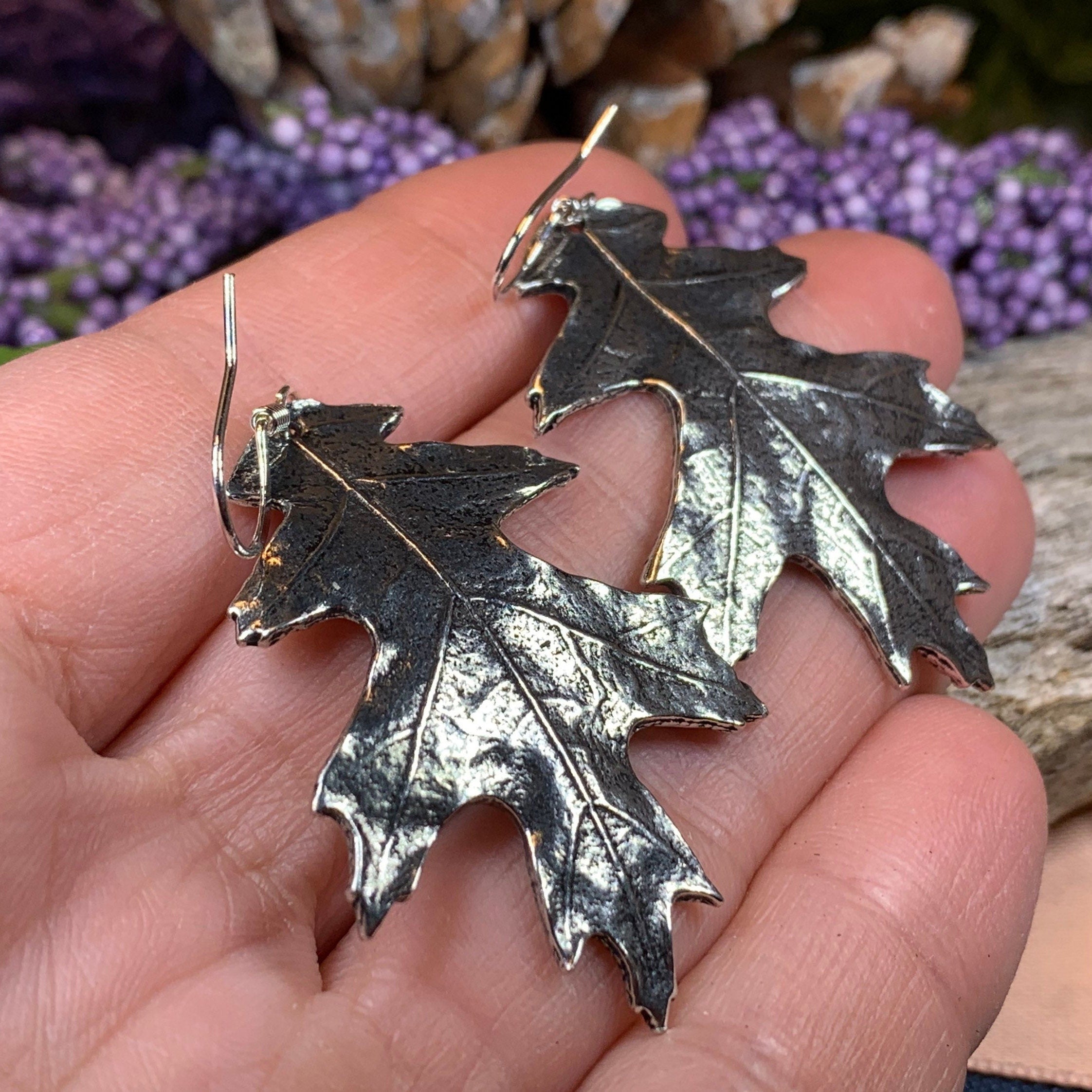 Oryena Oak Leaf Earrings