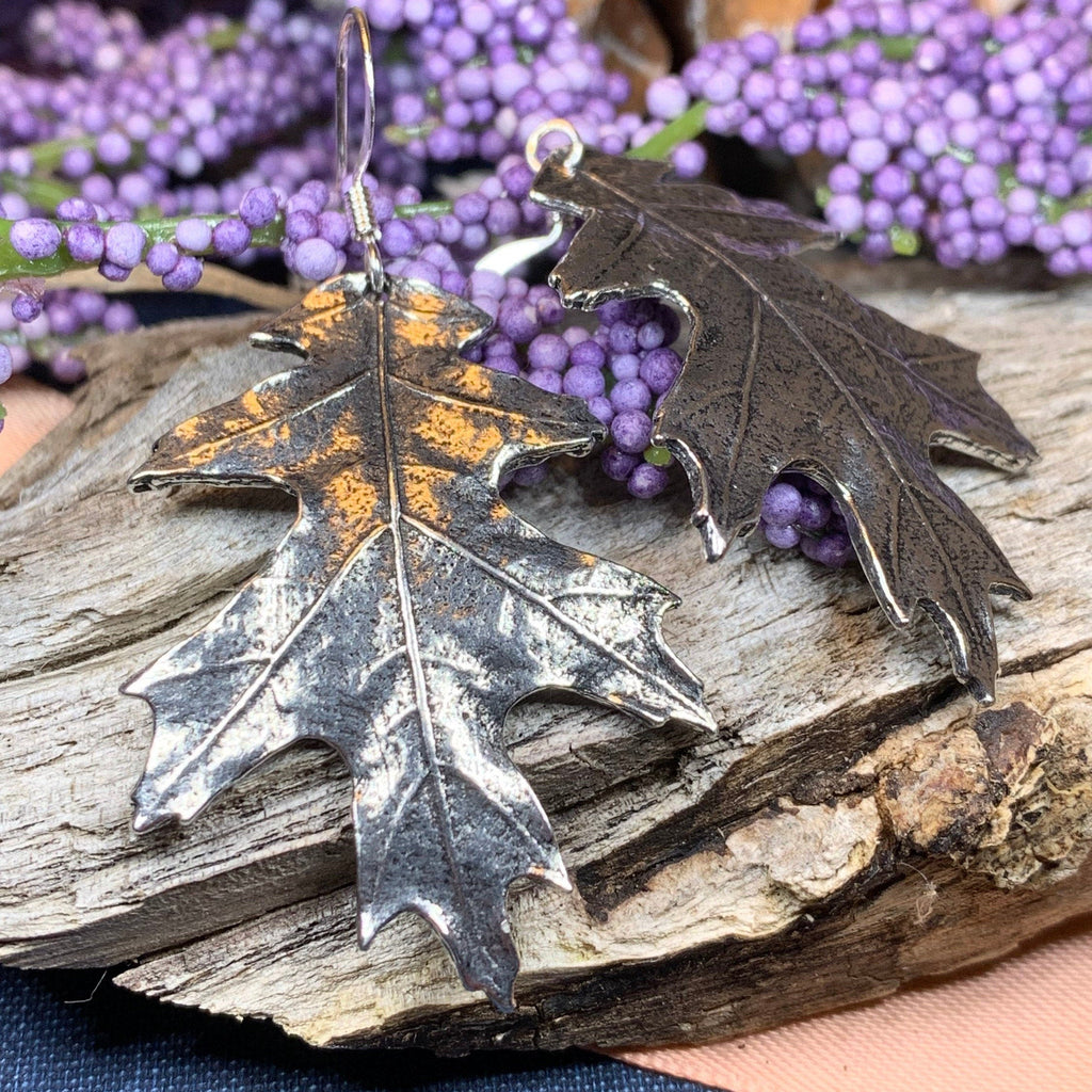 Oryena Oak Leaf Earrings