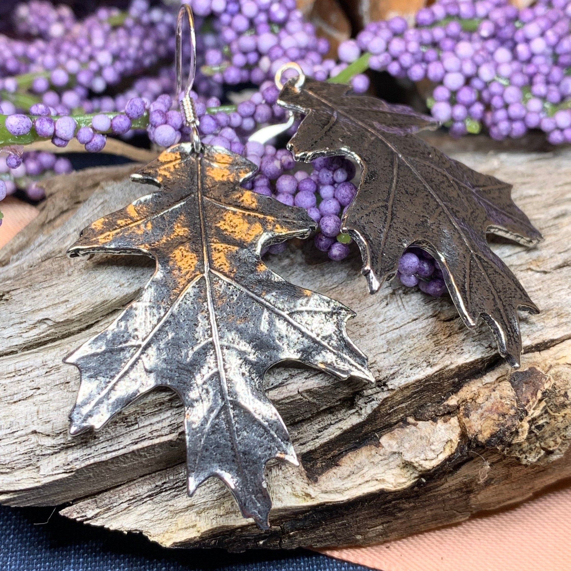 Oryena Oak Leaf Earrings