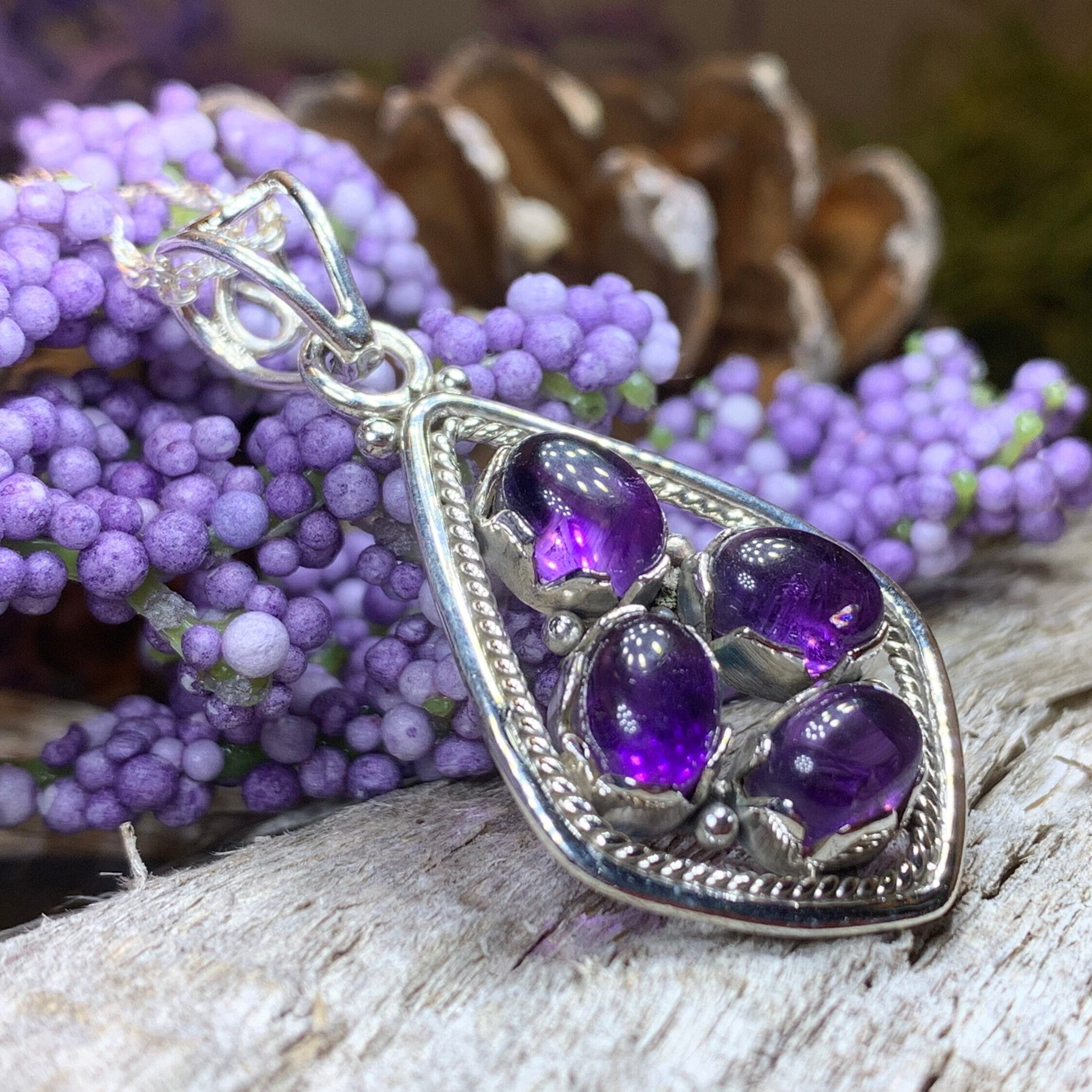 Regent Celtic Amethyst Necklace