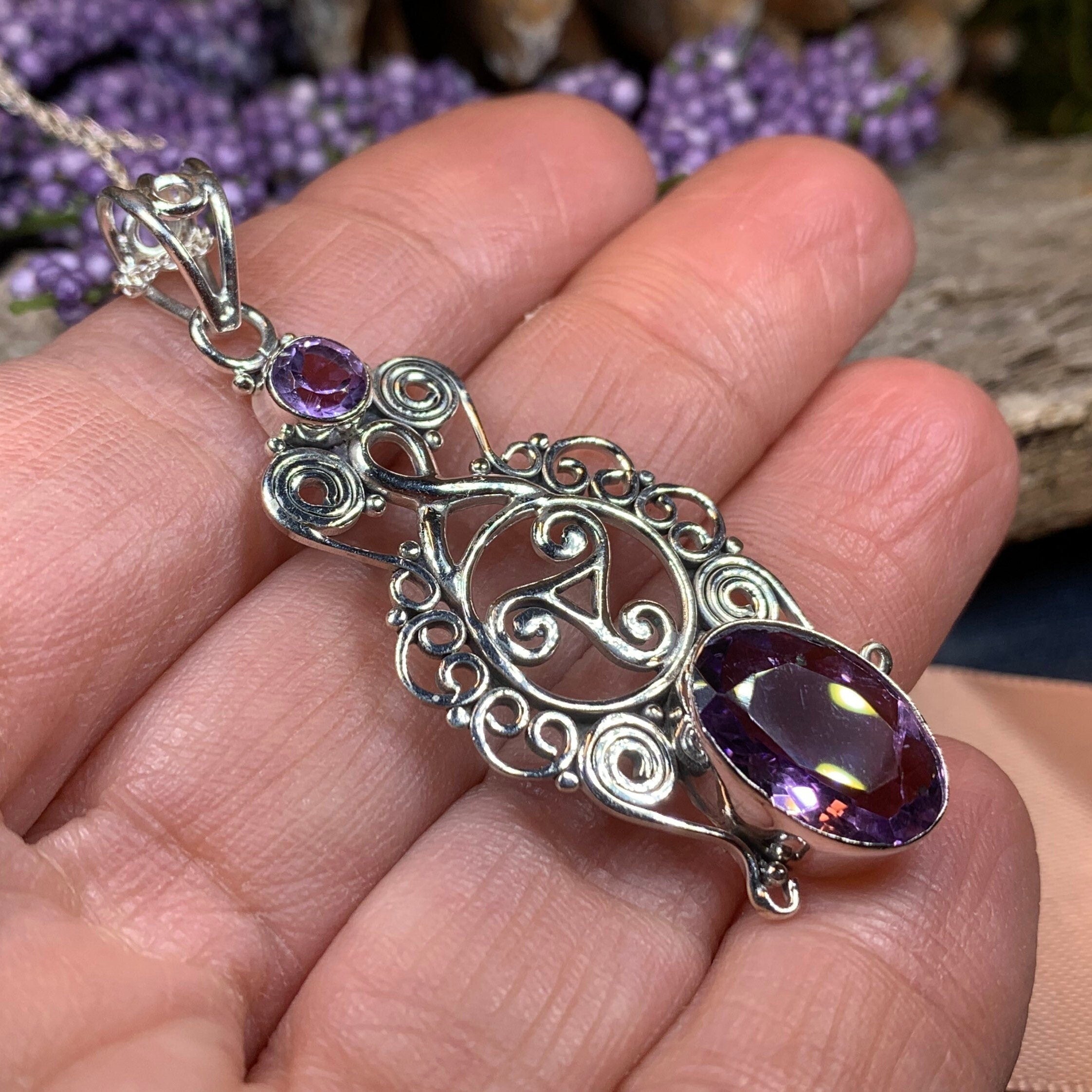 Rhyanna Celtic Spiral Necklace