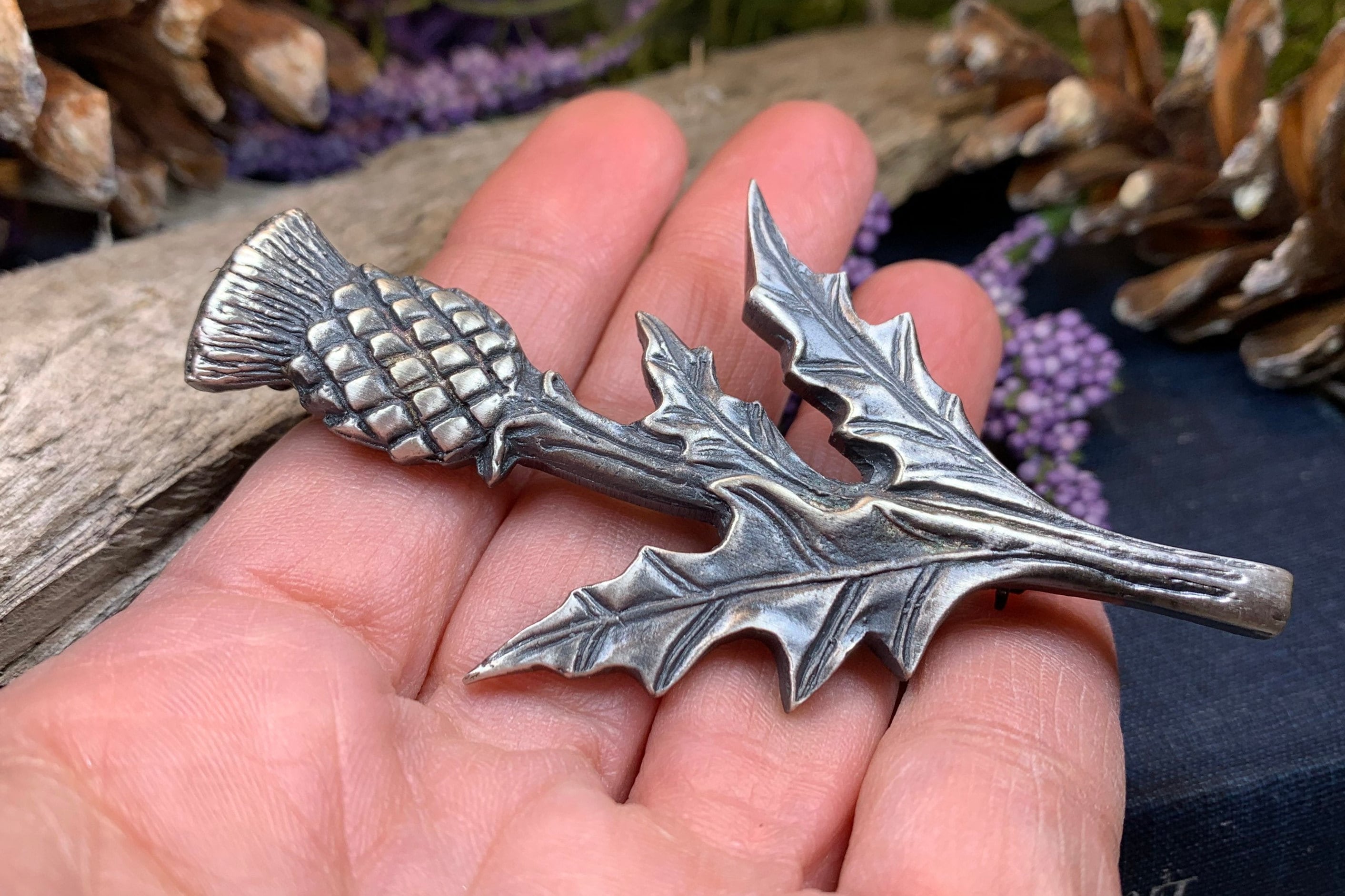 Balmoral Thistle Kilt Pin