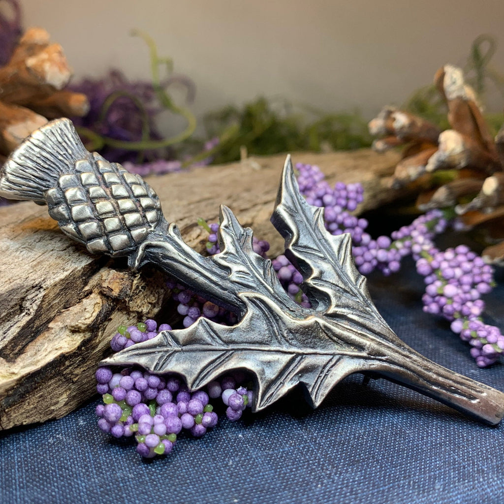 Balmoral Thistle Kilt Pin