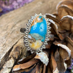 Romelle Spiny Oyster Turquoise Ring
