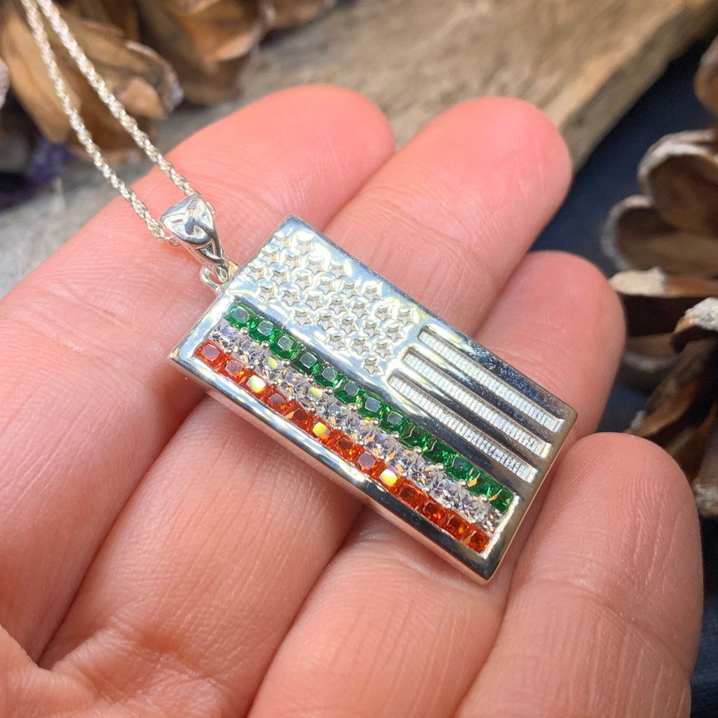 Irish-American Flag Pendant