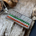 Irish-American Flag Pendant