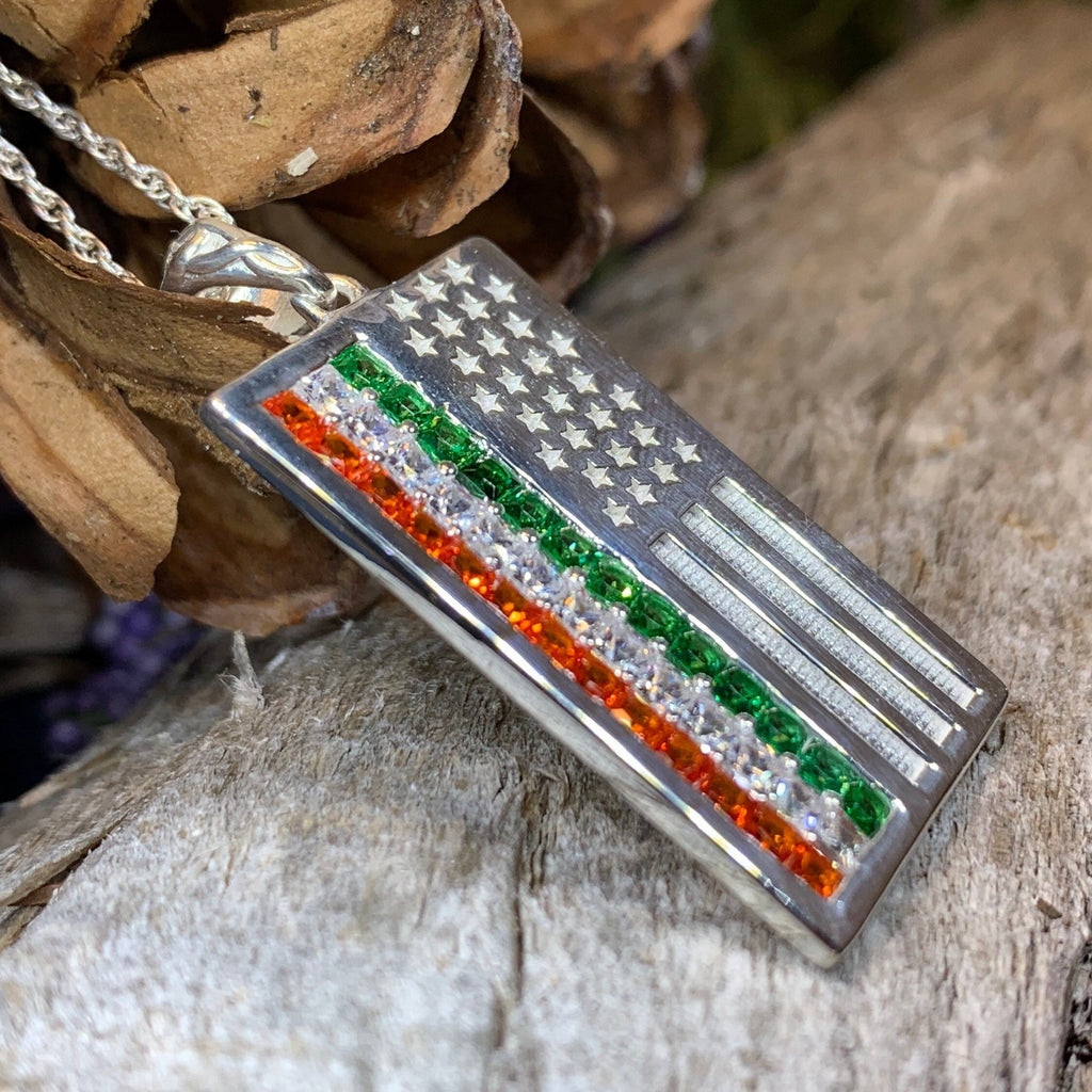 Irish-American Flag Pendant