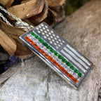 Irish-American Flag Pendant