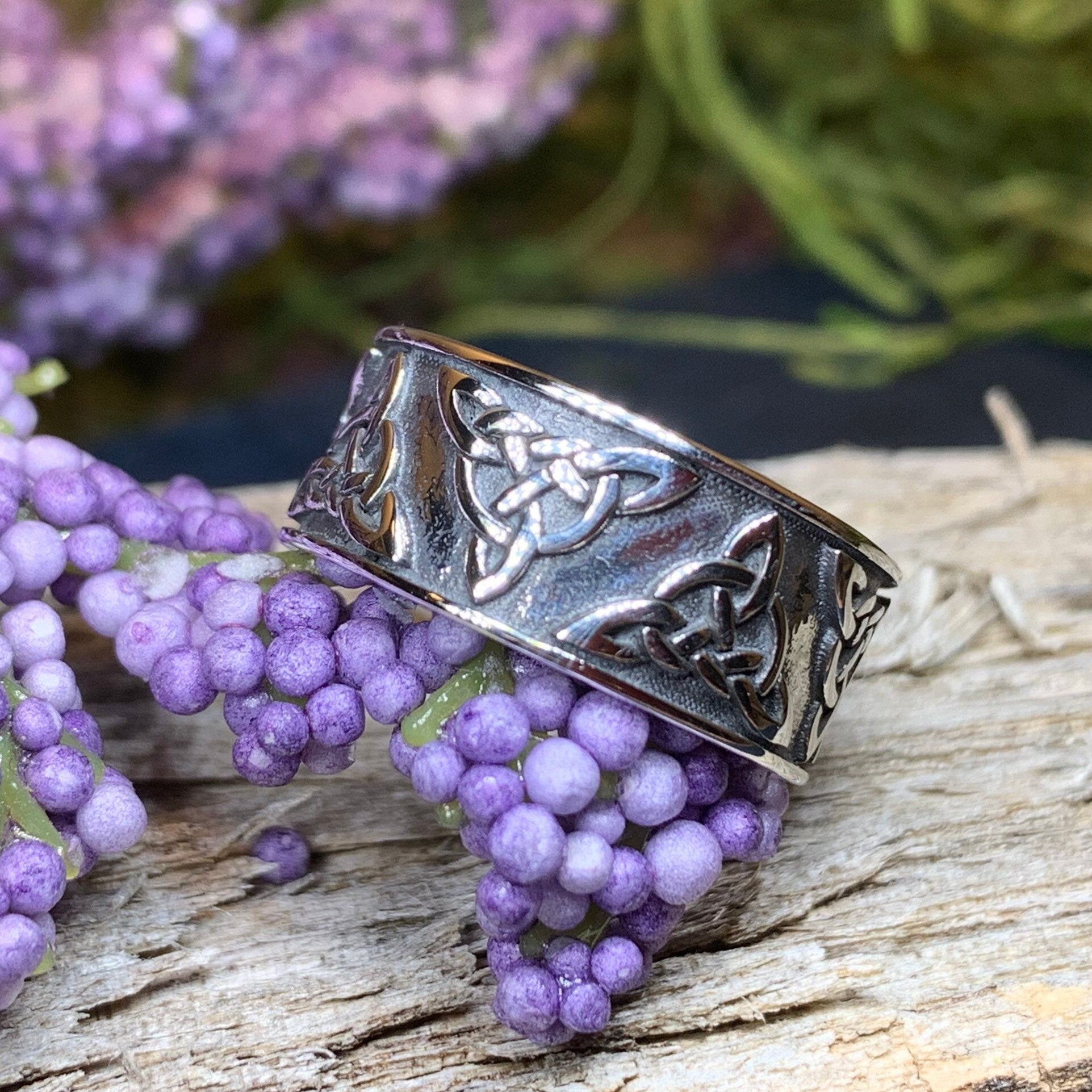 Celtic Triskel Ring