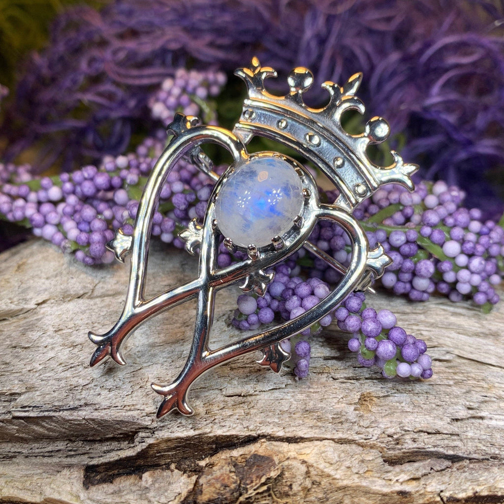 Holyrood Moonstone Luckenbooth Brooch