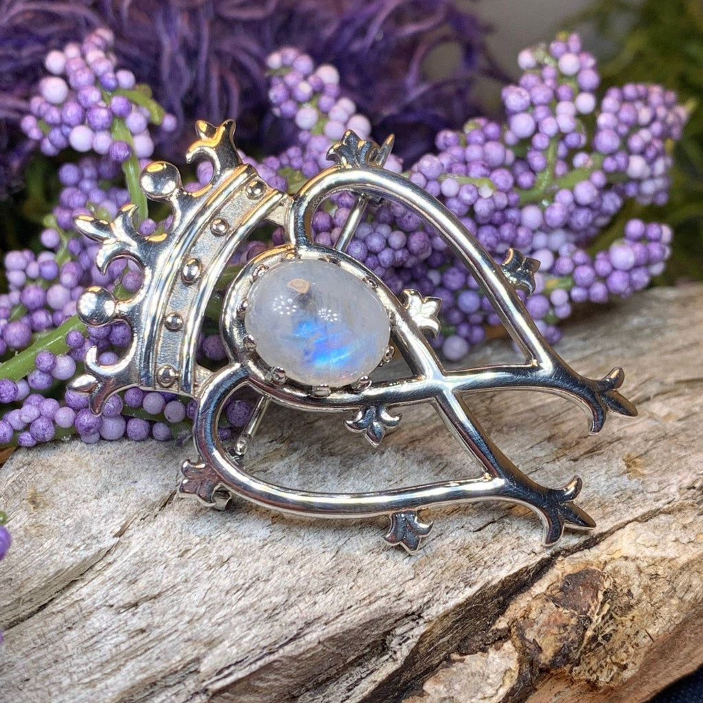 Holyrood Moonstone Luckenbooth Brooch