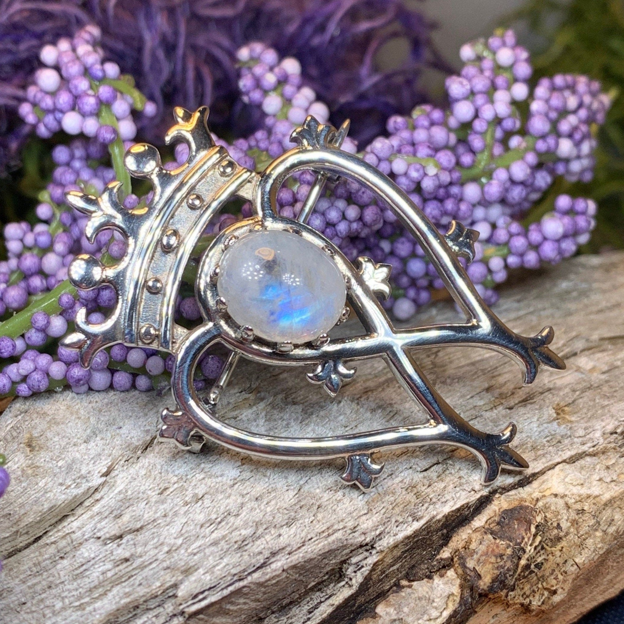 Holyrood Moonstone Luckenbooth Brooch