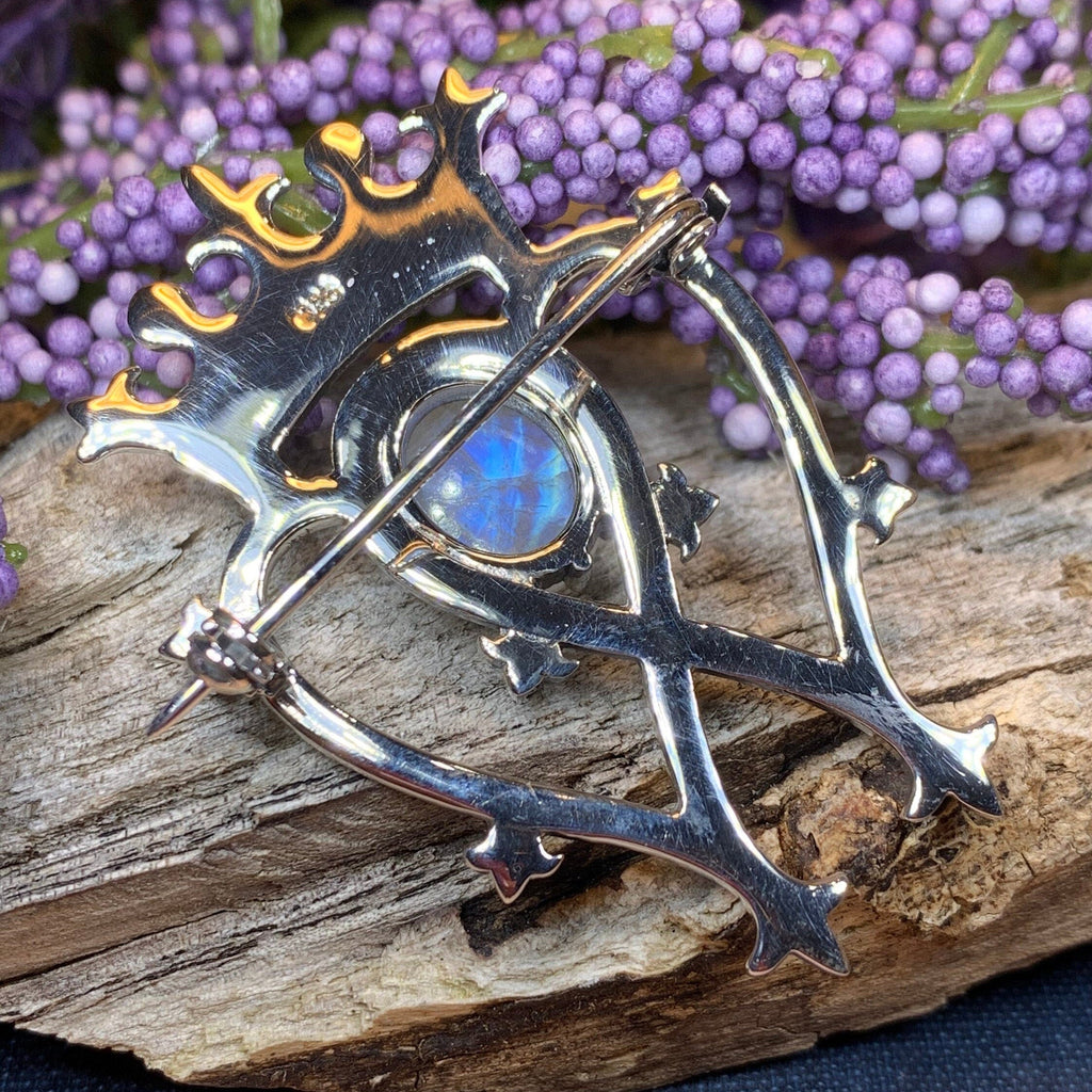Holyrood Moonstone Luckenbooth Brooch