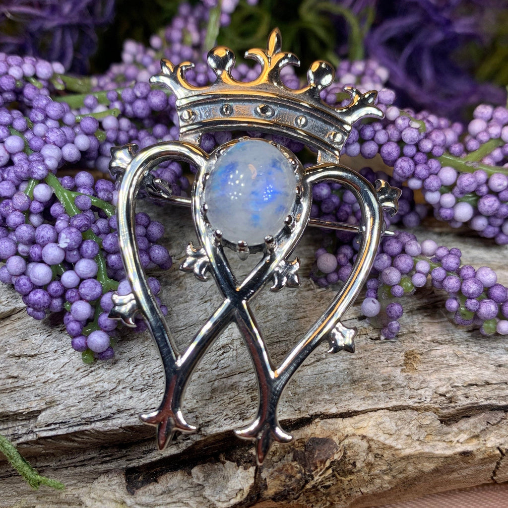 Holyrood Moonstone Luckenbooth Brooch