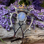 Holyrood Moonstone Luckenbooth Brooch