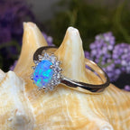 Leanni Opal Celtic Ring