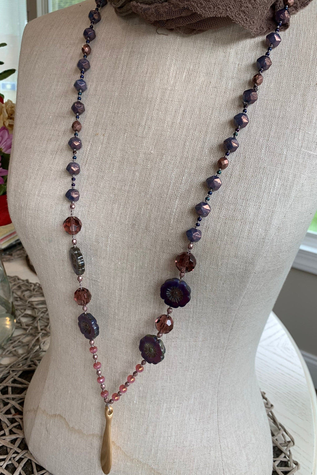 Gibson Girl Long Necklace