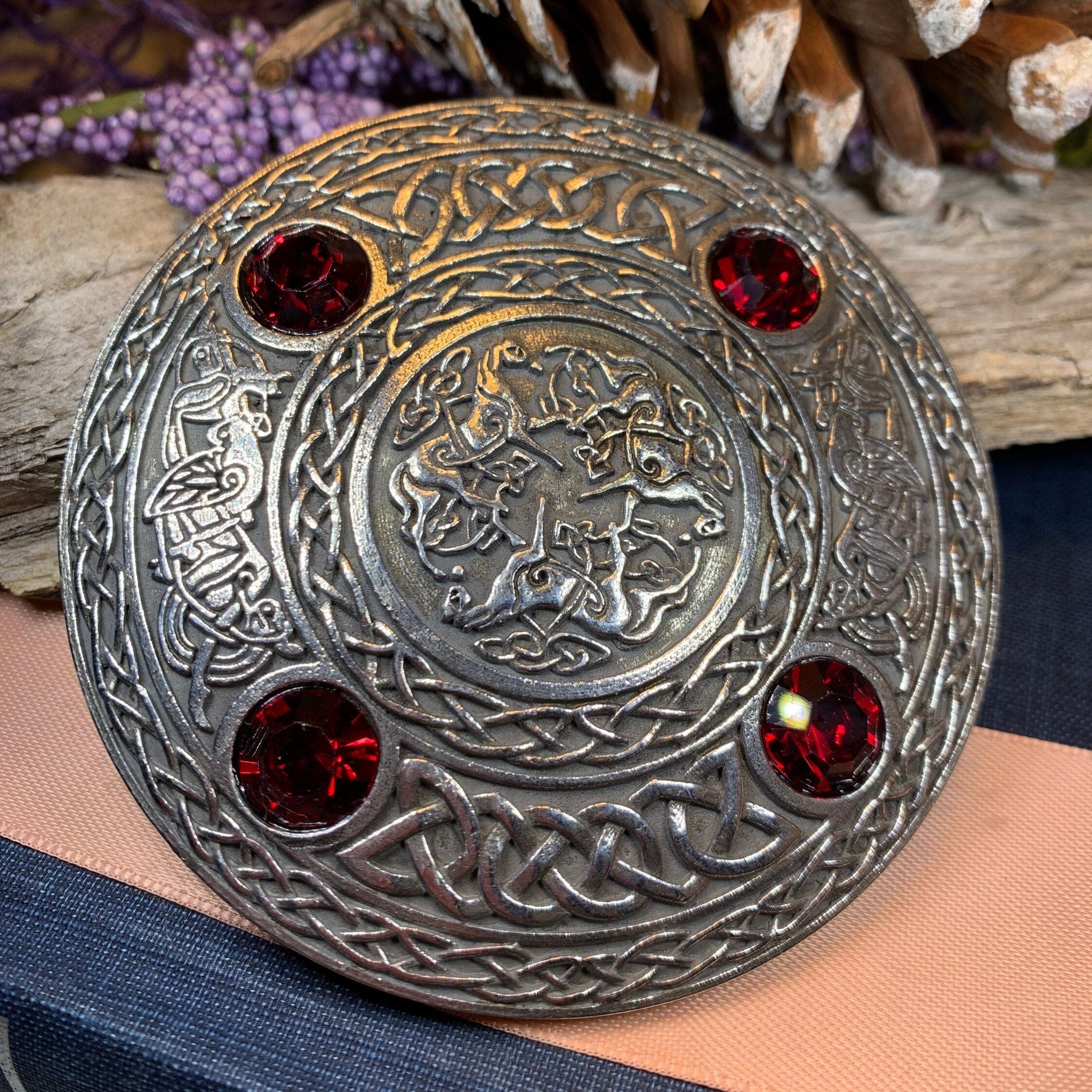 Brodie Celtic Horse Brooch