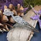 Celtic Raven Triskele Kilt Pin