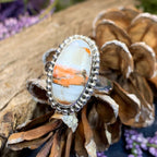 Romelle Spiny Oyster Turquoise Ring