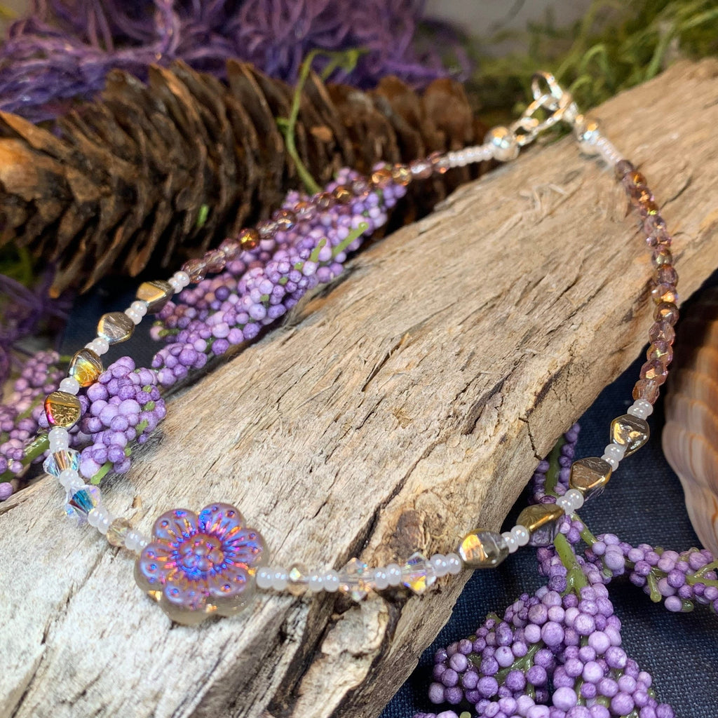 Sunset Flower Ankle Bracelet