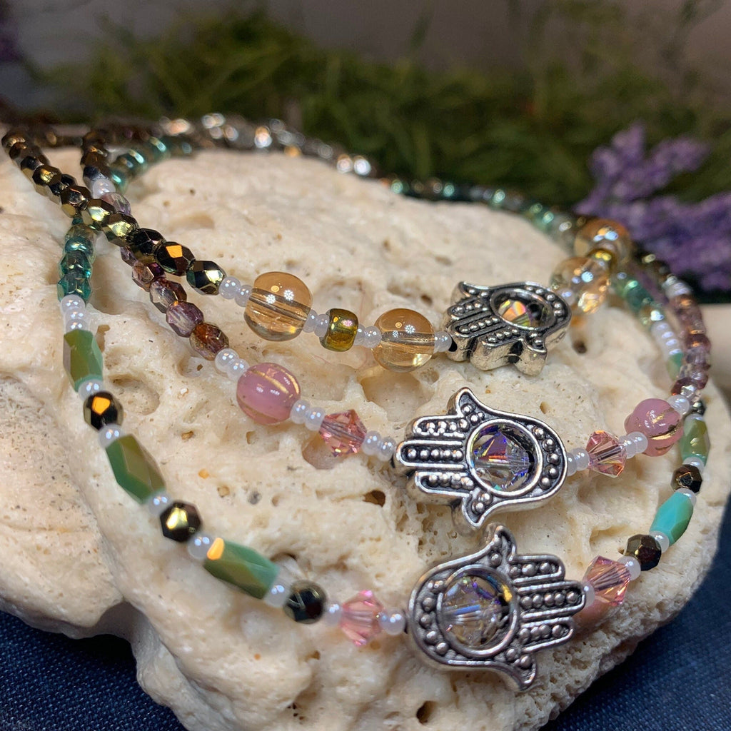 Hamsa Hand Ankle Bracelet