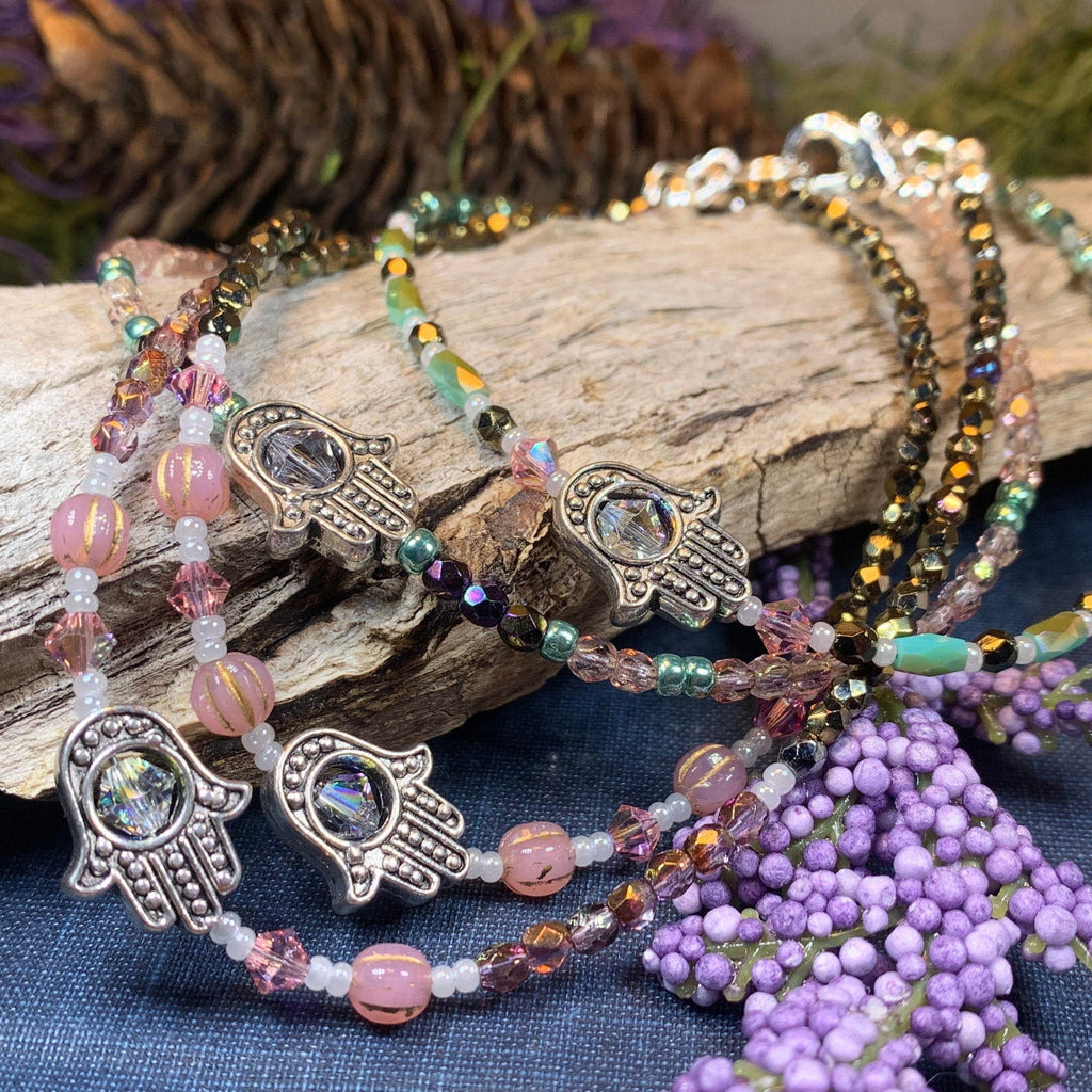 Hamsa Hand Ankle Bracelet