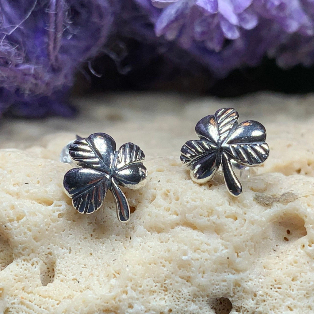 Shamrock Post Earrings