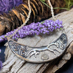 Epona Celtic Horse Moonstone Necklace