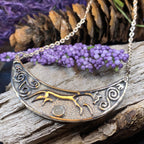 Epona Celtic Horse Moonstone Necklace