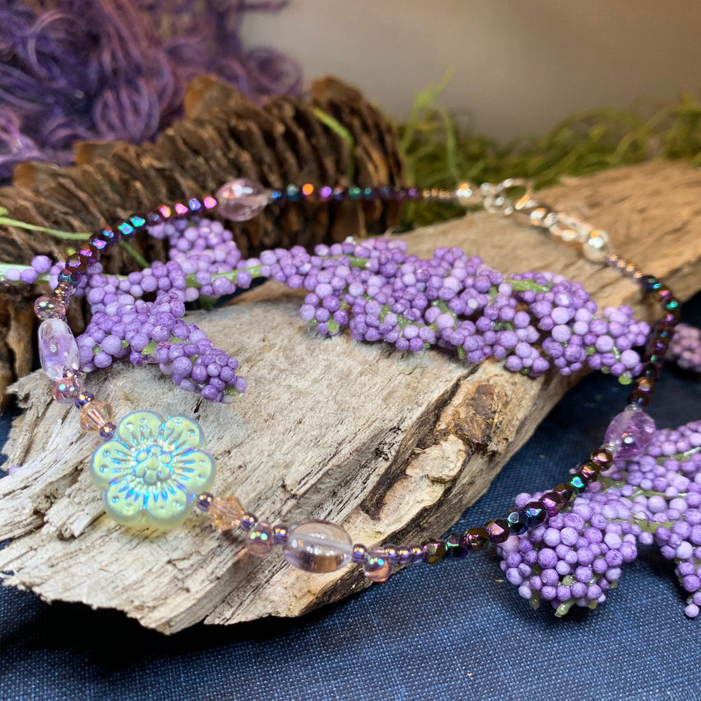 Sunset Flower Ankle Bracelet