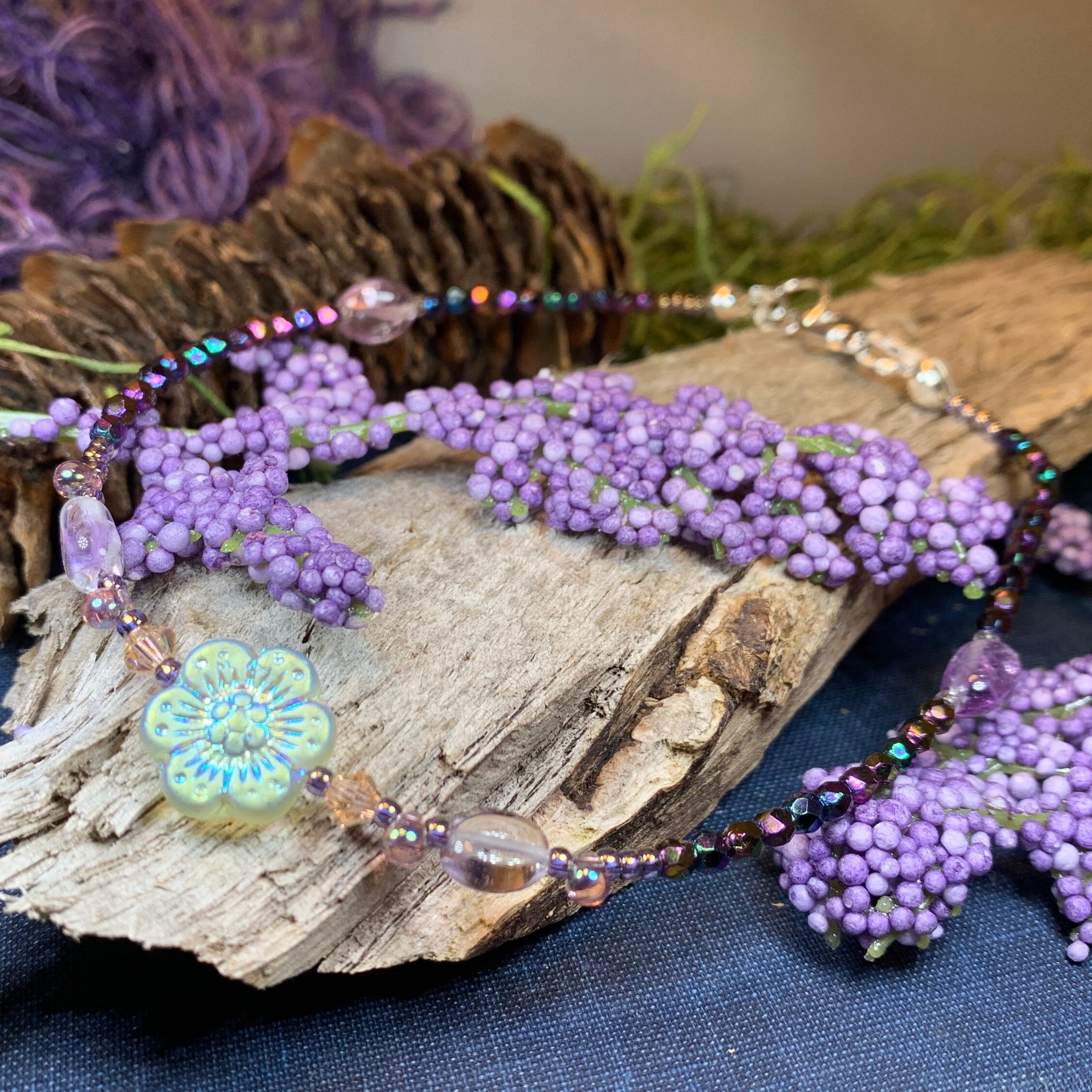 Sunset Flower Ankle Bracelet