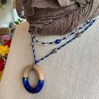 Coastal Blues Long Necklace