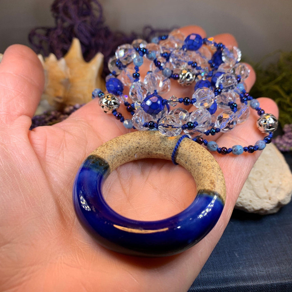 Coastal Blues Long Necklace